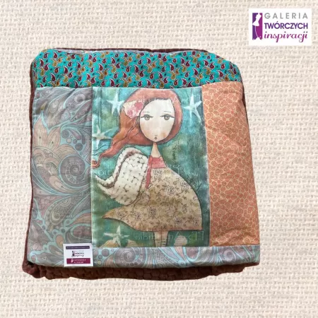 Anioł 1 - Poduszko-koc 2w1 - Duży